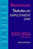 Employment Law, 2003/2004