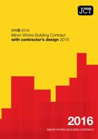 Minor Works Building Contract With Contractor's Design 2016