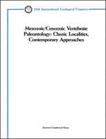 Mesozoic / Cenozoic Vertebrate Paleontology: Classic Localities, Contemporary Approaches