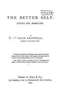 The Better Self, Essays for Home-Life