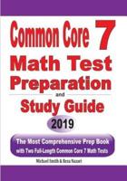 Common Core 7 Math Test Preparation and Study Guide