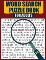 Word Search Puzzle Book for Adults: Large Print Word Search Book, Fun &amp; Challenging Puzzle Games for Adults