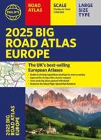 2025 Philip's Big Road Atlas Europe