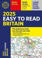 2025 Philip's Easy to Read Road Atlas Britain