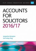 Accounts for Solicitors 2016/17