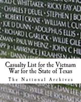 Casualty List for the Vietnam War for the State of Texas