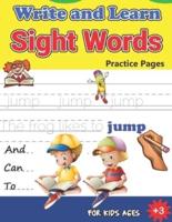 Write and Learn Sight Words Practice Pages