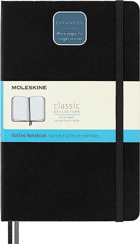 Moleskine Classic Expanded - Black / Large / Hard Cover / Dotted