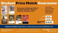 Scottish Literature 1 Second Semester Literature Pack University of Edinburgh 2020-21