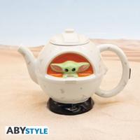 Mandalorian Grogu Spaceship Teapot