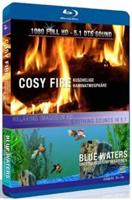 Cosy Fire - Deep Blue