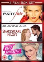 Shakespeare in Love/Marie Antoinette/Vanity Fair