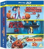 Cloudy With a Chance of Meatballs/Monster House/Open Season