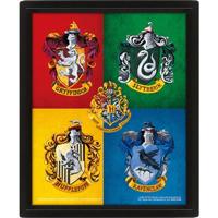 Harry Potter (Colourful Crest) - Framed