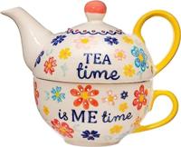 Sass & Belle Folk Floral Tea for One