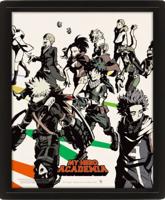 My Hero Academia S5 (Heroes & Villains) 3D Lenticular Poster (Framed)