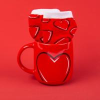 HARIBO MUG SOCK HEART