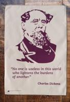 Charles Dickens Tea Towel
