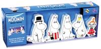 MOOMINS WOODEN FIGURINES 5 PCS SET