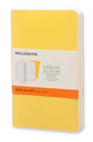 Moleskine Volant Journal Ruled Pocket Sunflower Yellow/Brass Yellow