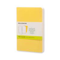Moleskine Volant Journal Plain Pocket Sunflower Yellow/Brass Yellow