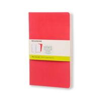 Moleskine Volant Journal Plain Large Geranium Red/Scarlet Red