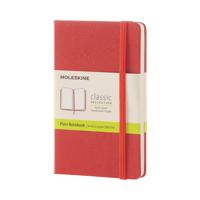 Moleskine Notebook Pocket Plain Coral Orange Hard
