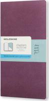 Moleskine Chapters Journal Plum Purple Slim Large Dotted