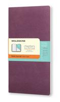 Moleskine Chapters Journal Plum Purple Slim Medium Ruled