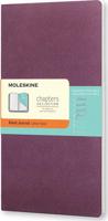 Moleskine Chapters Journal Plum Purple Slim Large Ruled