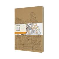Moleskine XL Cahier with Colouring Cover - Ruled