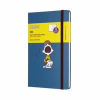 2018 Moleskine Peanuts Limited Edition Sapphire Blue Large Weekly Notebook Diary 12 Months Hard