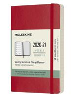 Moleskine 2020-2021 18-month Weekly Notebook Pocket Soft cover Planner - Scarlet Red