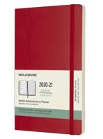 Moleskine 2020-2021 18-month Weekly Notebook Large Soft cover Planner - Scarlet Red