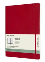 Moleskine 2020-2021 18-month Weekly Notebook XL Soft cover Planner - Scarlet Red