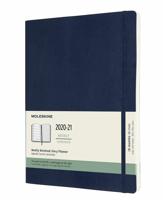 Moleskine 2020-2021 18-month Weekly Notebook XL Soft cover Planner - Sapphire Blue