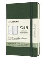 Moleskine 2020-2021 18-month Weekly Notebook Pocket Hard cover Planner - Myrtle Green