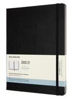 Moleskine 2020-2021 18-month Monthly Notebook XL Hard cover Planner - Black