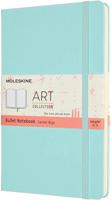 Moleskine Art - Bullet Notebook - Large / 120gsm / Hard Cover / Dotted / Aquamarine
