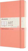 Moleskine Art - Bullet Notebook - Large / 120gsm / Hard Cover / Dotted / Coral Pink
