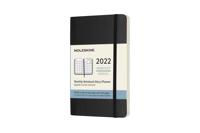 Moleskine 2022 12-Month Monthly Pocket Softcover Notebook