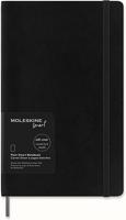 Moleskine Smart Notebook - Black / Large / Soft Cover / Plain