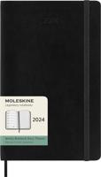 Moleskine Diary 2024 - Black / Large / Soft Cover / Weekly / 12 Months