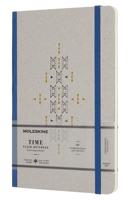 Moleskine Time Notebook Limited Collection Blue Large Plain Notebook Hard