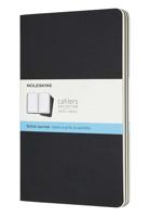 Moleskine Cahier Journals - Large Dotted Black Soft Cover