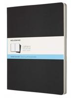 Moleskine Cahier Journals - XXL Dotted Black Soft cover