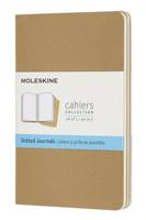 Moleskine Cahier Journals - Pocket Dotted Kraft Soft Cover