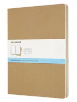 Moleskine Cahier Journals - XL Dotted Kraft Soft cover