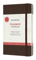 Moleskine Voyageur Medium Notebook Hard cover - Coffee Brown