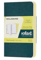 Moleskine Volant Journals Collection - Pine Green and Lemon Yellow (set of 2) - XS / Ruled / Soft cover